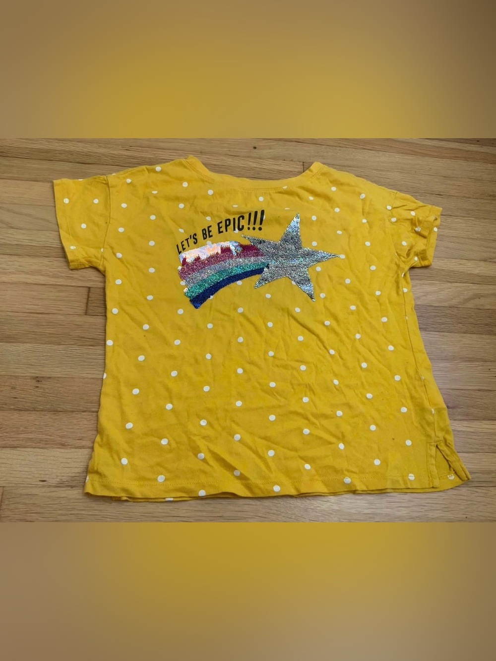Rainbow sequins shirt size 8